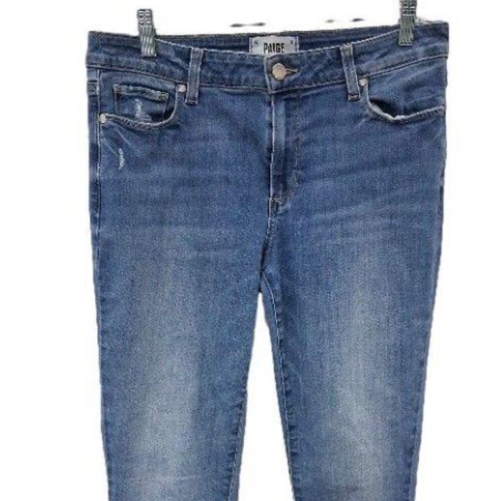 PAIGE Blue Denim Skinny Jeans, 28